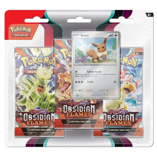 Pokémon - Obsidian Flames - 3 Pack Blister - Eevee