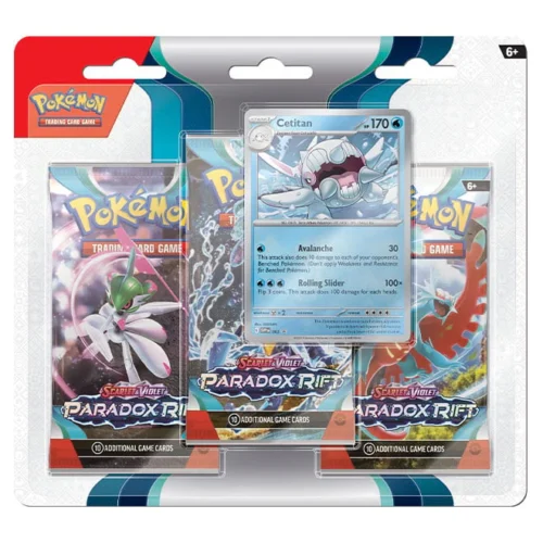 Pokémon - Paradox Rift - 3 Pack Blister - Cetitan
