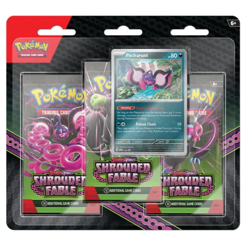 Pokémon - Shrouded Fable - 3 Pack Blister - Pecharunt