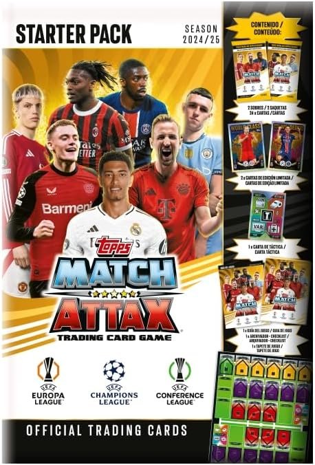 Topps Match Attax 24/25 - Starter Pack (Album, 27 Cards + 2 LE)