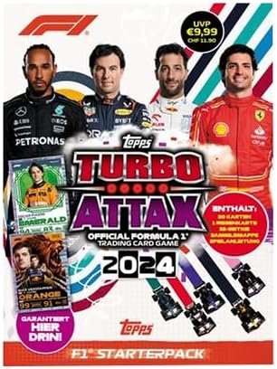Topps Match Attax F1 2024 - Starter Pack (Album + 20 Cards)