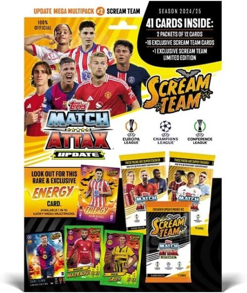 Topps Match Attax 24/25 - Update Mega Multipack #2 - Scream Team