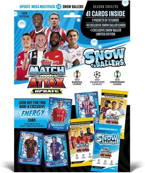 Topps Match Attax 24/25 - Update Mega Multipack #3 - Snow Ballers!