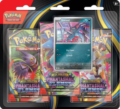 Pokémon - Phantasmal Flames - 3 Pack Blister - Sneasel