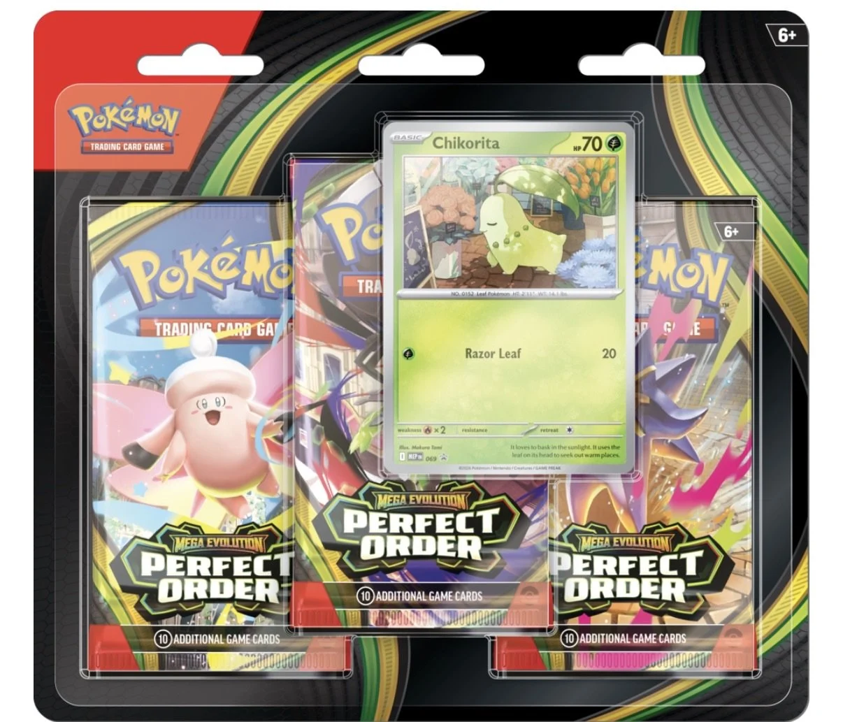 Pokémon - Perfect Order - 3 Pack Blister - Chikorita
