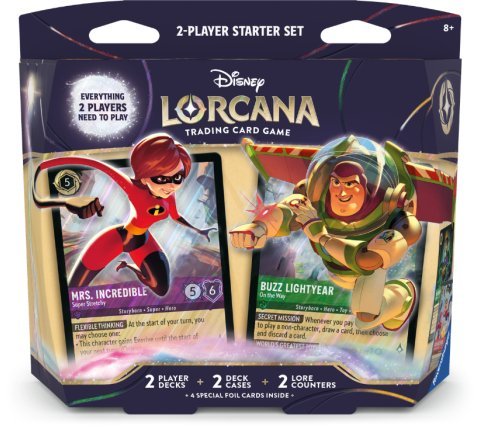 Lorcana - Wilds Unknown 2-Player Starter Set: Mrs. Incredible & Buzz Lightyear