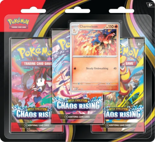 Pok&eacute;mon - Chaos Rising - 3 Pack Blister - Charmeleon